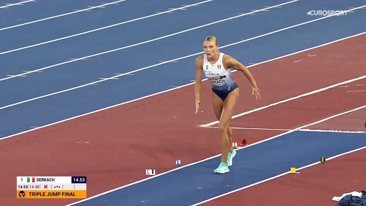 Українка Дарія Деркач виборола золото на ЧЄ-2026 з легкої атлетики, виступаючи за Італію