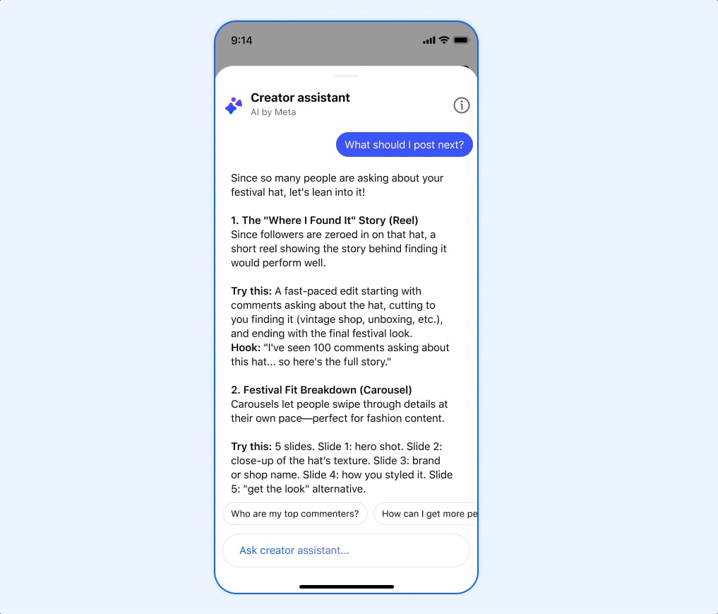 Facebook офіційно запускає окремий додаток Creator Studio з AI-інструментами для авторів