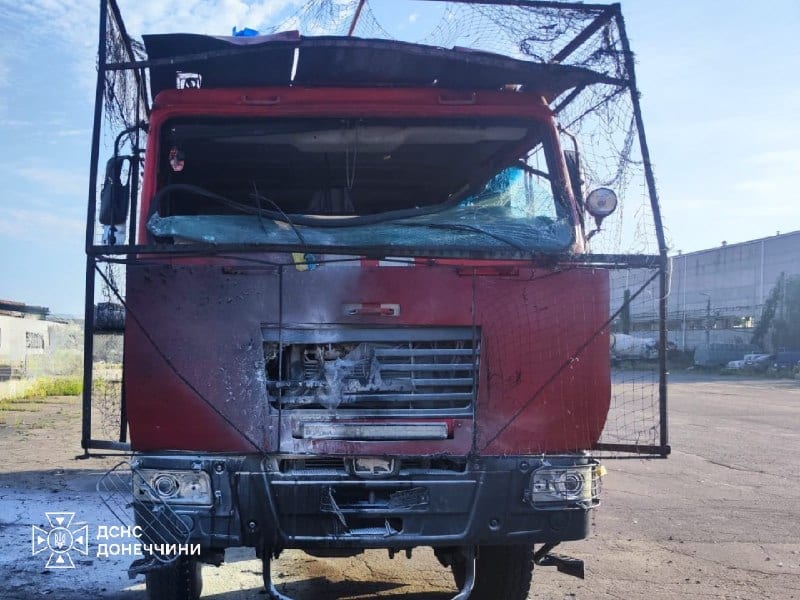 У Краматорську під час гасіння пожежі рятувальників вдруге атакував російський FPV-дрон