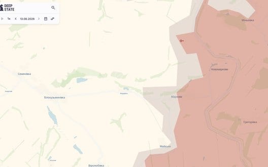 Російські війська просунулися у Марковому на Донеччині, повідомляє DeepState. Мапа