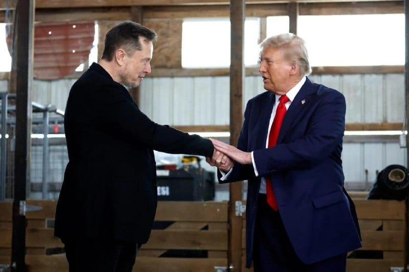 Трамп і Маск відновили стосунки після року конфлікту — Маск готовий витратити щонайменше $100 млн на підтримку республіканців, — WSJ
